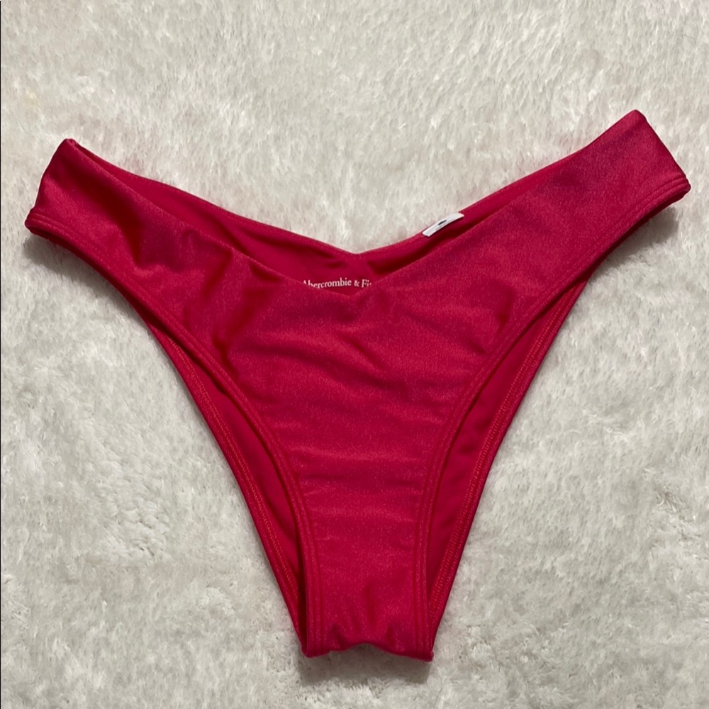 Abercrombie & Fitch Red Bikini Bottom